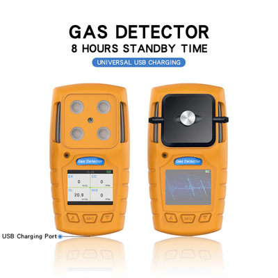 Analisador de gás do detector de gás do Ch4 do O2 do Co H2s da elevada precisão multi