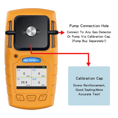 espaço limitado 4 em 1 multi detector de gás portátil detector altamente exato e rápido de gás tóxico da resposta