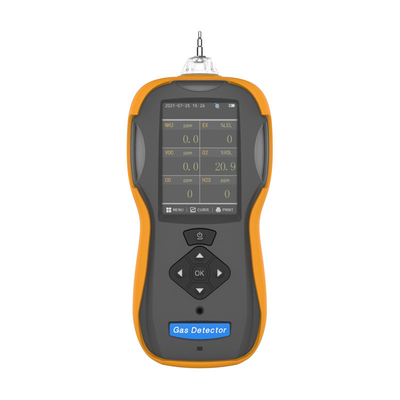Detector de gás portátil do SO2 do NH3 NO2 do voc do pid do CO2 do CO H2S da exposição de TFT LCD multi para o teste de impermeabilidade do gás