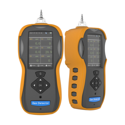Detector de gás portátil do SO2 do NH3 NO2 do voc do pid do CO2 do CO H2S da exposição de TFT LCD multi para o teste de impermeabilidade do gás